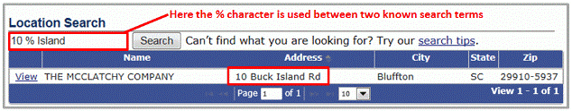 Using a Wildcard Character